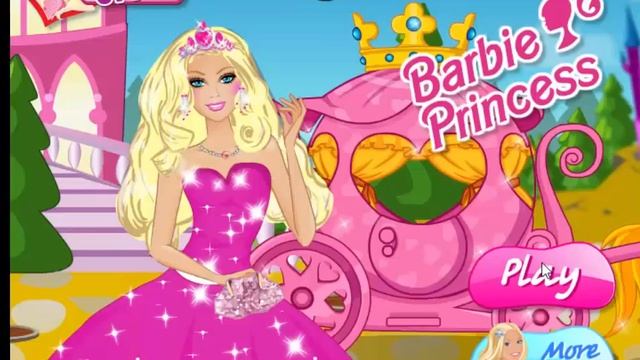 Barbie Princess Dress UP online games for little kids | barbie princess episode смотреть онлайн