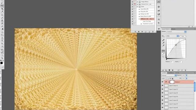 Creating a faux tunnel in Photoshop смотреть онлайн