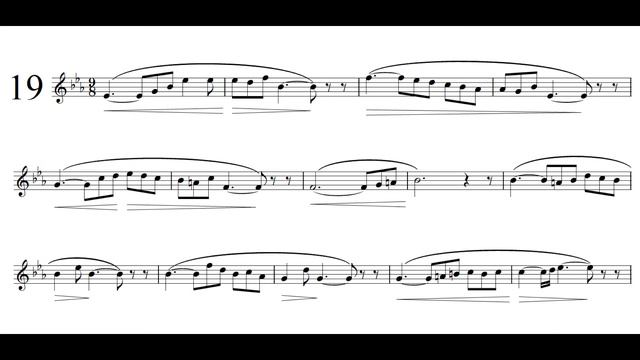 Concone 50 No.19 - Solo Bb Clarinet смотреть онлайн