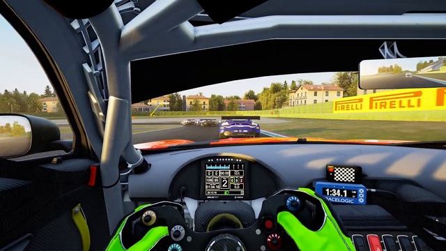 Assetto Corsa Competizione: Imola/San Marino - AMG GT3 Onboard - Ultrawide 21:9 смотреть онлайн
