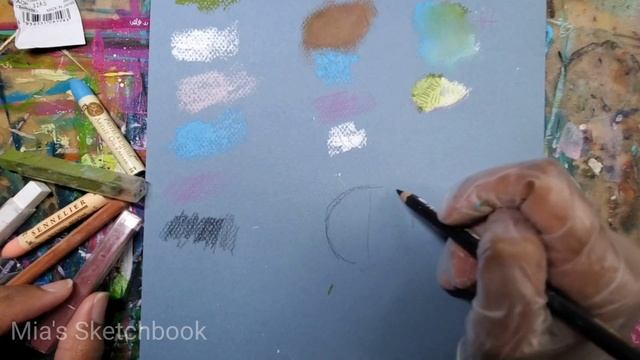 Mia's Sketchbook: Sketchbox May 2021- Oil Pastel Drawing смотреть онлайн