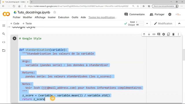 Comment bien documenter une fonction créée dans Python ? | docstring смотреть онлайн