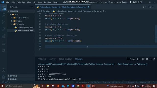 Python Basics (Lesson 6) - Math Operation in Python смотреть онлайн
