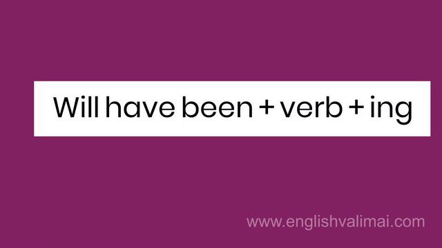 Future Perfect Continuous Tense in Tamil смотреть онлайн
