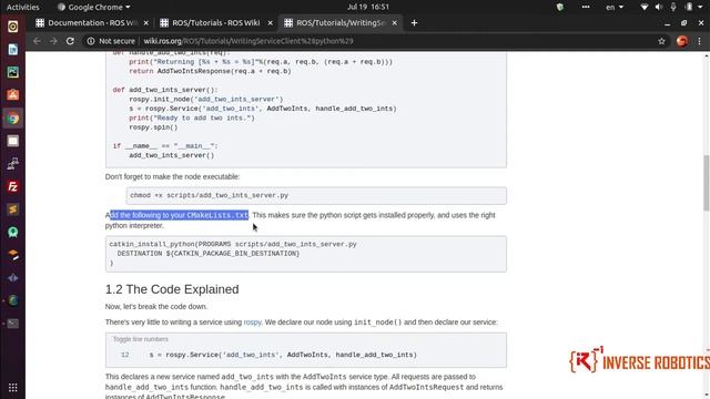ROS Tutorial #15 ROS Noetic Writing a Simple Service and Client python смотреть онлайн