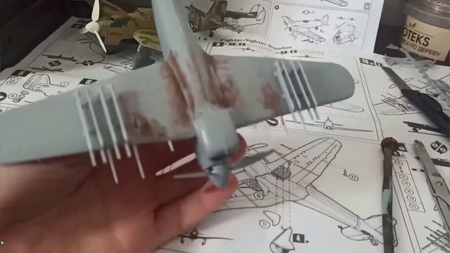 Сборка модели Hawker Typhoon Mk.Ib от ARK Models [Озвучено Фугасом] смотреть онлайн