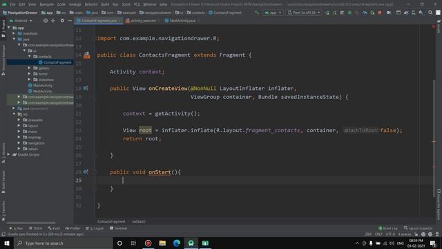 NAVIGATION DRAWER FRAGMENT TO NEW ACTIVITY 2021 | EASIEST WAY | Android Studio Latest Version 4.0 смотреть онлайн