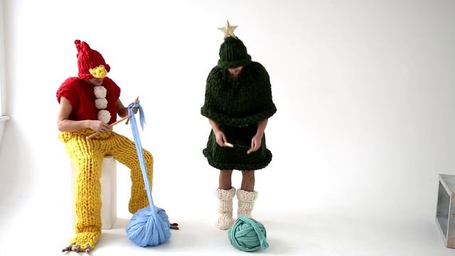 И елочки в лесу вяжут из мериноса. Поздравляем с Новым 2017 годом! ДомПряжи.рф смотреть онлайн