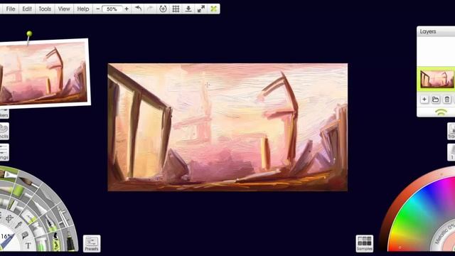 How to paint in Artrage-05 The Sketch смотреть онлайн