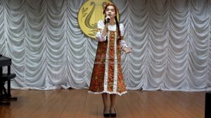 Гилазова Элина русская народная песня "Уморилась"