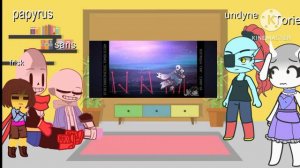 undertale react to underverse/ ink Vs error