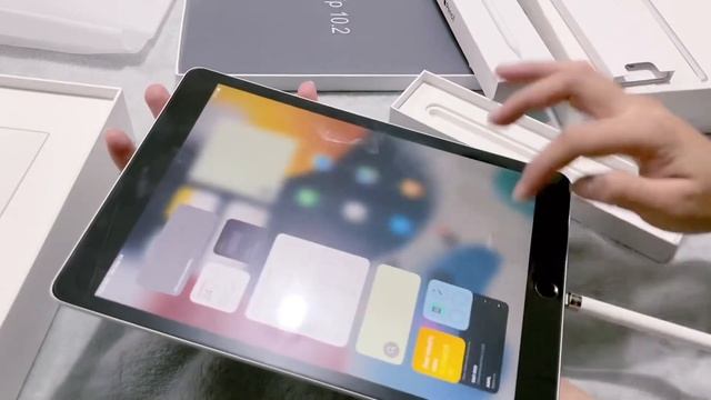 unboxing iPad 9th Generation 2021 Silver ?+ apple pencil ✏️ + accessories aesthetics vlog смотреть онлайн
