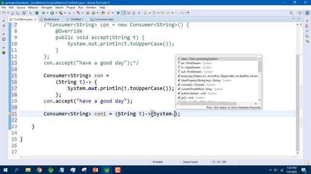 Java 8 - Understanding Consumer and BiConsumer Interface смотреть онлайн