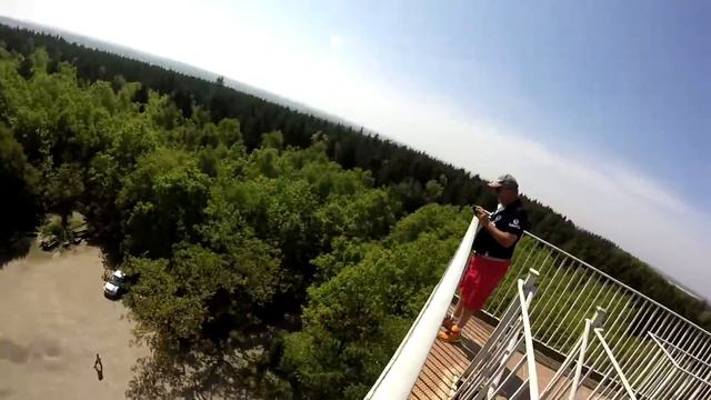 View from Rytterknægten Bornholm on a sunny day смотреть онлайн