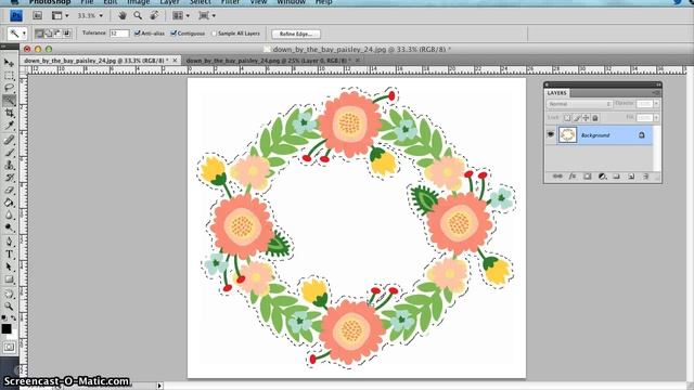 Offset/Shadow In Photoshop For Cricut Design Space