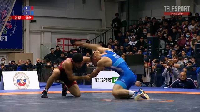 ЧР-2020. ВБ. Финал 70 кг. Чермен Валиев - Давид Баев смотреть онлайн
