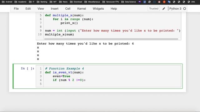 Function Example 4 - Fundamentals of Software Development with Python смотреть онлайн