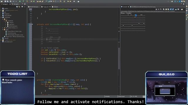 MINEFINDER (MineSweeper) Full game programmed from scratch - Text version. With source code. смотреть онлайн