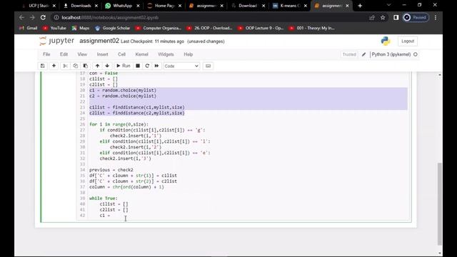 K mean Python смотреть онлайн