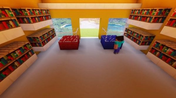 How to build a store in Minecraft