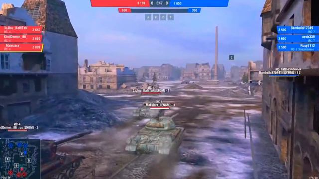 Танкомахач Ис4 против Ис7