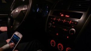 Bluetooth connection Mitsubishi ASX tutorial