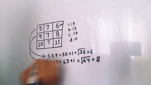 5 7 6 9 7 8 10 ? 11 |A.15 B.13 C.12 D.11 |Find the Missing Number in the series|Best Matrix Puzzle смотреть онлайн