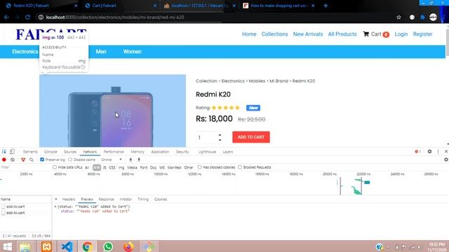 Laravel 5.8 Ecommerce Part-31: How to make cart page and get cookie shopping cart data in laravel смотреть онлайн