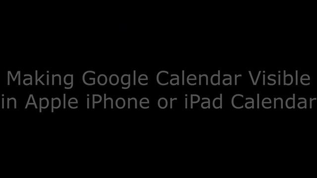 How to Sync Google Calendar on iPhone or iPad смотреть онлайн