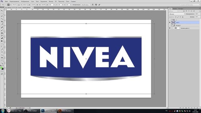 Как строить свои сетки в Photoshop + рисуем лого NIVEA смотреть онлайн