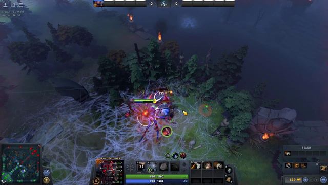 ДоТа 2 как фармить лес Бруда Патч 7.30 Паук Человек смотреть онлайн