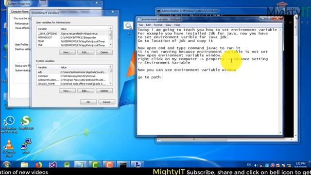 Set Environment Variable | Set jdk environment variable | Set Java Development Kit смотреть онлайн