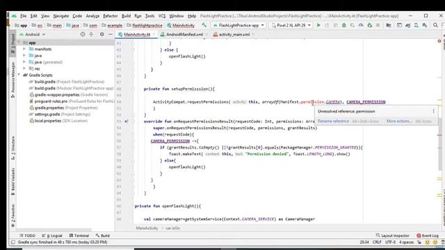 How to fix unresolved reference error in Android studio (Kotlin) смотреть онлайн