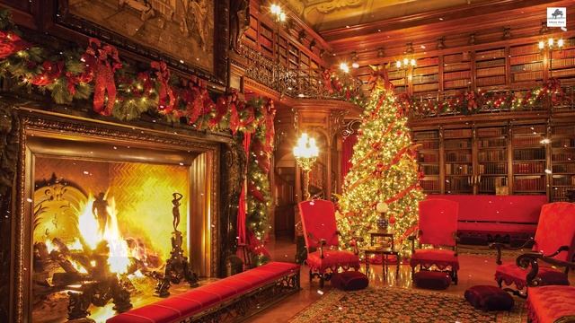 【Instrumental Christmas】 Piano music to listen to in the library brings the atmosphere of Christmas смотреть онлайн