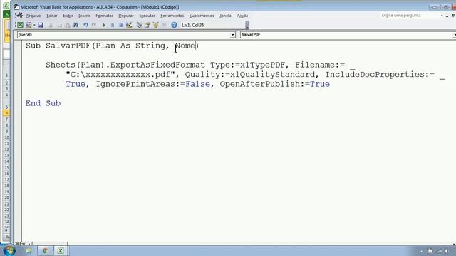 EXCEL VBA COMO SALVAR EM PDF смотреть онлайн