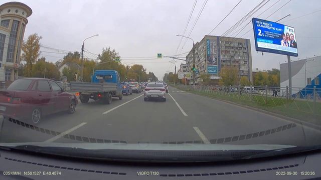 VIOFO T130 пример видео с фронтальной камеры в светлое время суток смотреть онлайн