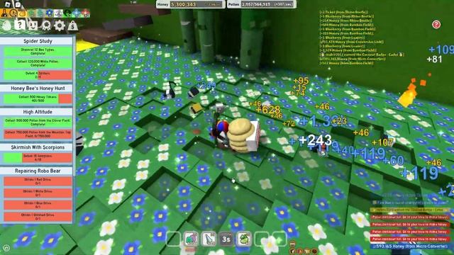 ПРОКАЧКА с НОВОГО АККАУНТА в Bee Swarm Simulator в РОБЛОКСЕ смотреть онлайн