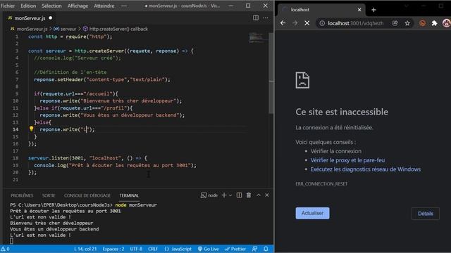 #4 Cours Node.Js | Les objets Requête et Réponse | Tutoriel français смотреть онлайн