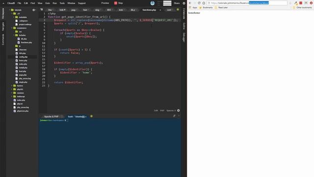 PHP E-commerce Script: URL Re-writing and the Core Template Handler смотреть онлайн