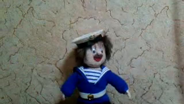 Вязанные игрушки "Моряк" смотреть онлайн
