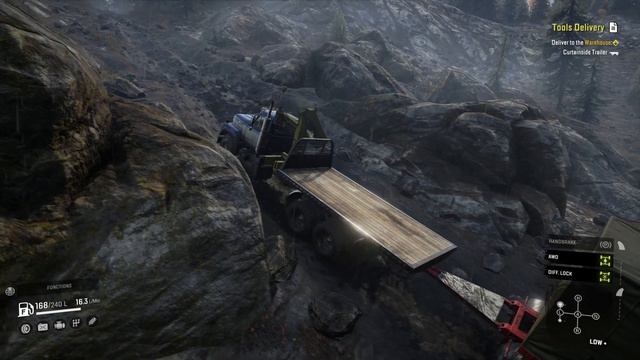 Snowrunner Smithville Dam Michigan Part 35/Tools Delivery - Making it up the hill смотреть онлайн