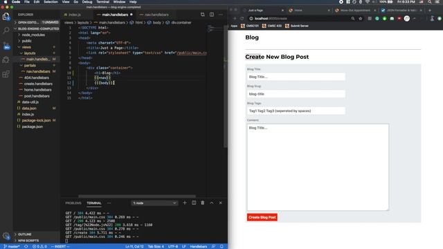 CMSC389K: Blog Engine (week 7) смотреть онлайн