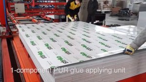 Производство ПВХ сэндвич панелей - автоматизированная линия