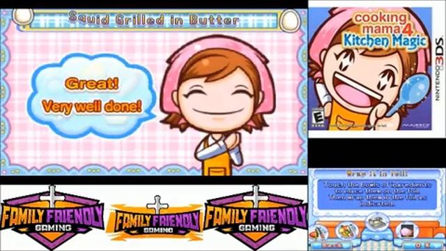 Cooking Mama 4 Kitchen Magic Squid Grilled in Butter смотреть онлайн