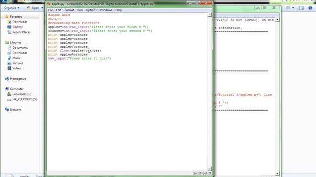 Python Tutorial 3 смотреть онлайн