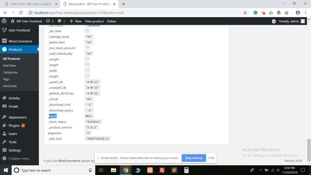 WooCommerce Stock Management by WP User Frontend WPUF смотреть онлайн