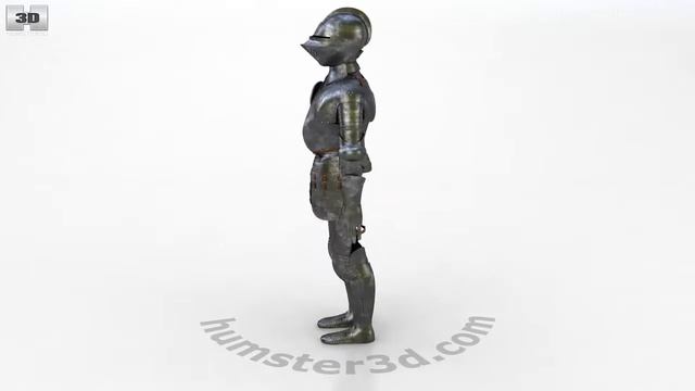 Plate armour 3D model by Humster3D.com смотреть онлайн