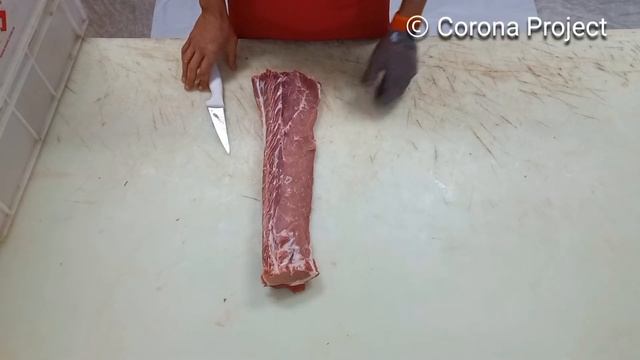 Занятие 3. Обвалка биточной части свиной полутуши. Школа Мясников - Corona Project смотреть онлайн
