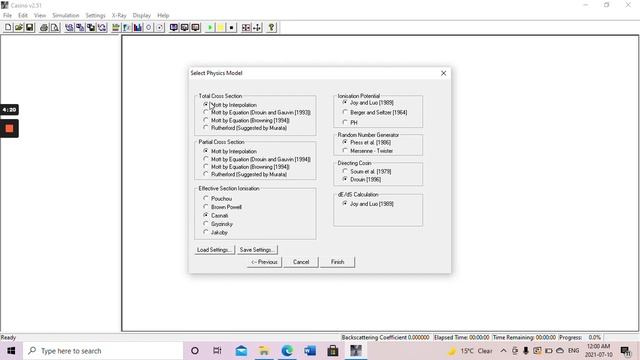 CASINO | Monte Carlo Simulation | CASINO Simulations | Classical Monte Carlo