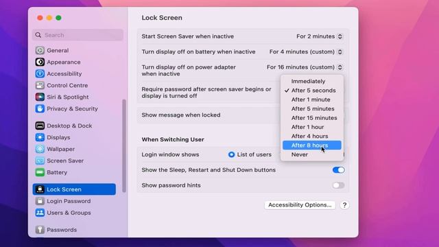 How To Change Screen Lock Time On Macbook Air And Pro